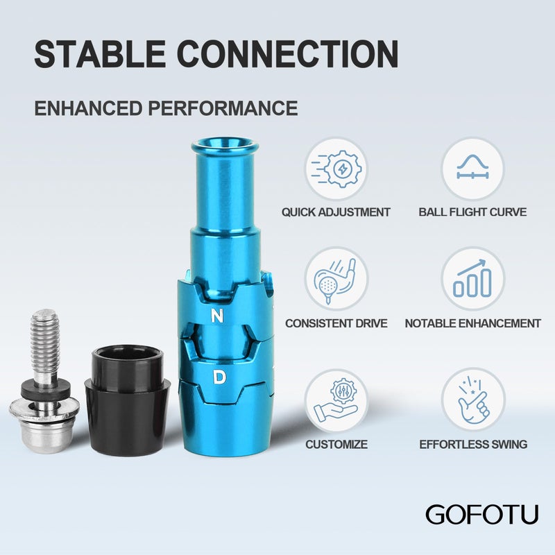 Gofotu .335 Blue Shaft Adapter Sleeve Compatible with Callaway Elyte Ai Smoke Series Drivers, Paradym, Epic, Rogue ST, Great Big Bertha, MAVRIK Series,815 Drivers - Image 5